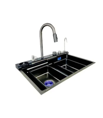 سینک پیانویی 7 کلید دودی سایز 46×75