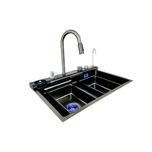 سینک پیانویی 7 کلید دودی سایز 46×75