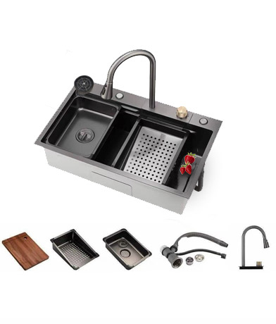 سینک-آبشاری-ساده-دودی-سایز-46×75