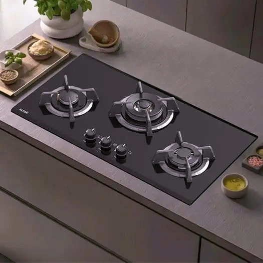 گاز شیشه ای رومیزی مشکی شرکت ای ال کن